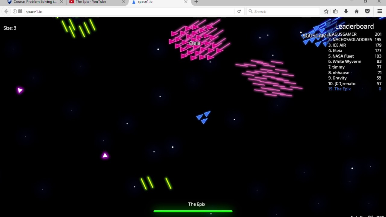 Space1.io: First Faliure Attempt
