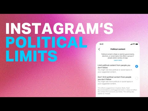 Видео: Instagram is distancing itself (and you) from political content | TechCrunch Minute
