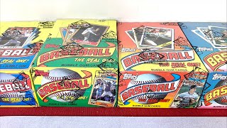 BBCE COLLECTION 1986-1989 TOPPS FASC BOX OPENING! Part 1 (Throwback Thursday)