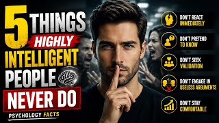 5 Things Highly Intelligent People Never Do | Psychology Facts About Smart Minds