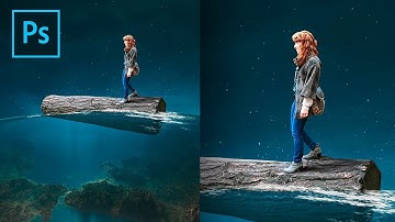 Sinking Earth - Photoshop Fantasy Manipulation Tutorial