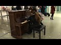 【海外駅ピアノ】プーランク:ピアノソナタ/ごぼう ピアノ連弾