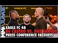 Eagle FC 48 faceoffs with Junior Dos Santos, Hector Lombard, Thiago Silva