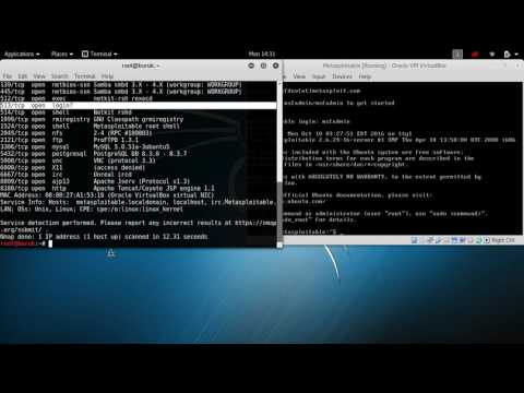 Hack Metasploitable with rlogin in KALI Linux