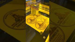 Wooden Trophy with the amazing xTool M2 | CMYK inkjet | Color Craft Laser Cutter Engraver #xtoolm2
