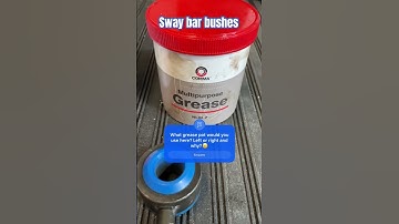 What grease would you use on sway bar bushes?? #swaybar #suspensionbushes #mustangconvertible