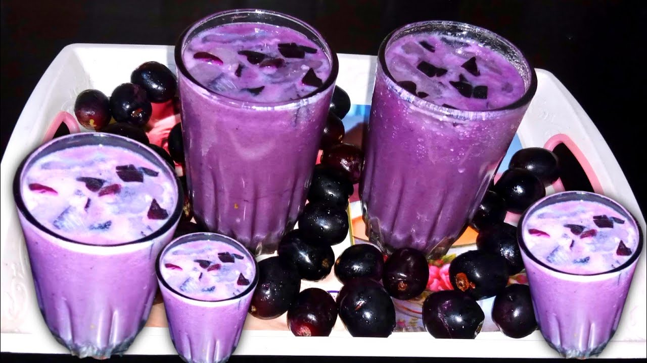 How to make Black Jamun JuiceJamun juiceBlack Plum JuiceJamun Drink