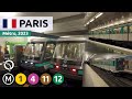 Mtro de paris  lignes du 1 4 11 12  ratp 4k