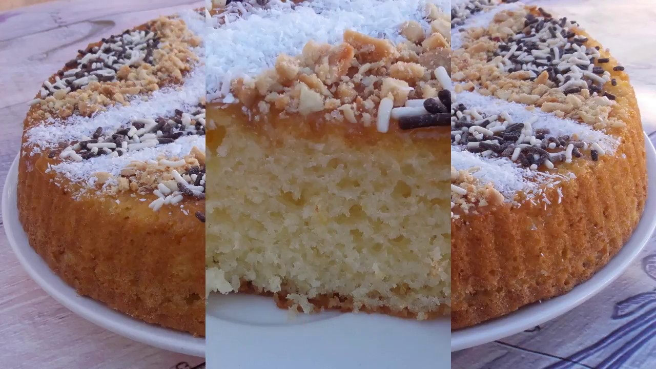 كيكة سهلة ببودرة الحليب خفيفة وهشة ورطبة بزاف