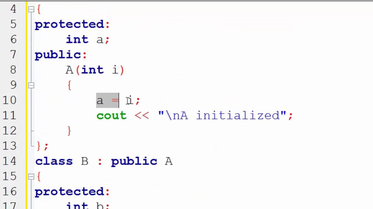 122 Example Of Constructor In Derived Class With Multilevel 