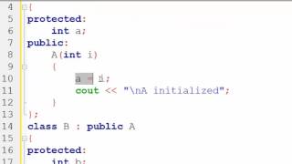 122. Example of Constructor in Derived Class with Multilevel Inheritance in C++ (Hindi)