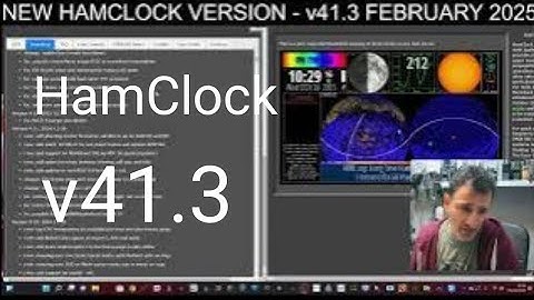 INSTALL - NEW HAMCLOCK VERSION - v41.3 FEBRUARY 2025
