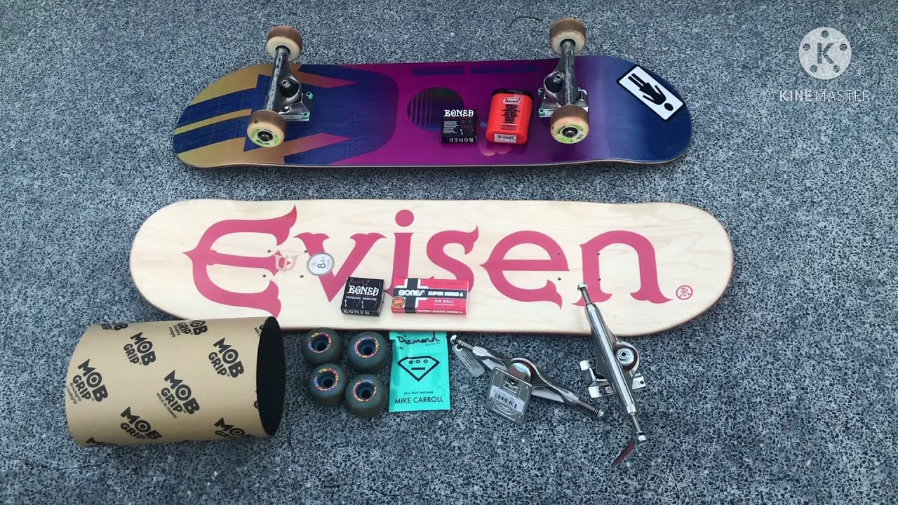 SKATEBOARD SETUP 2021 (Girl,Evisen,Bronson Ceramic,Bones Swiss 6,Independent Titanium!) YouTube