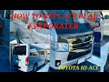 HOW TO CHANGE REAR EVAPORATER TOYOTA HIACE HOW TO CHANGE REAR EVAPORATER TOYOTA HIACE