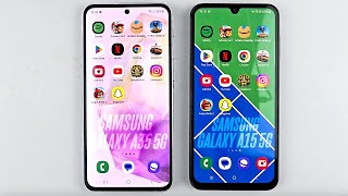 Samsung A15 vs Samsung A35 Speed test in 2024