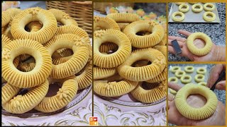 وصفةكعك النقاش🇩🇿 بأدق التفاصيل ناجح مية فالميةrecette du kaak nekache détaillée certainement réussie