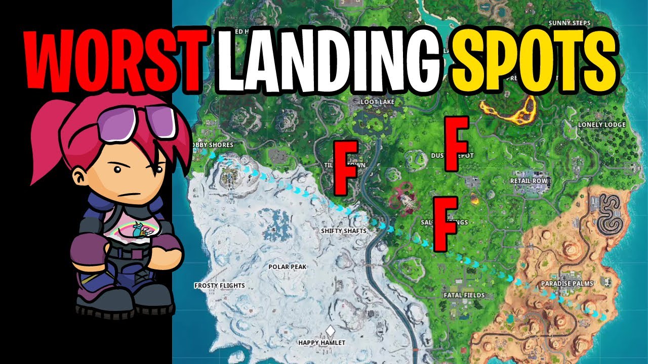 Grading the BEST Landing Spots for Winning Part 1 | Fortnite Season 10