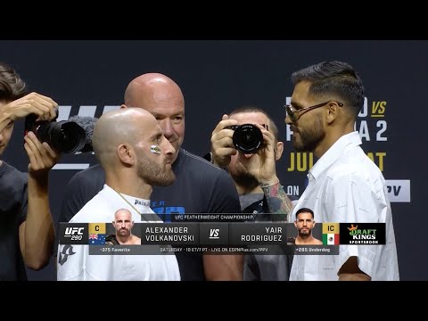 UFC 290 Битвы взглядов после пресс-конференции
