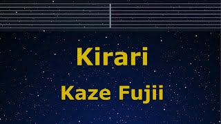 Karaoke♬ Kirari - Kaze Fujii 【No Guide Melody】 Instrumental Resimi