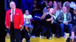 lakers vs magic brad williams dancing