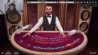 I DID A FULL TABLE BLACKJACK SESSION!