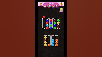 ball sort : color puzzle games level 188, 189 and 190