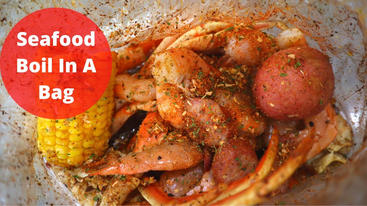 SEAFOOD BOIL IN A BAG For Beginners + Seafood Boil Butter Sauce YouTube