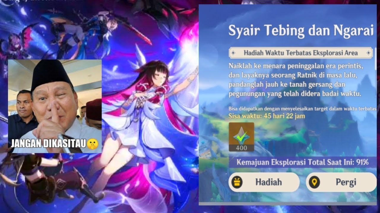 Ini lah Tips bagi player yang Malas eksplorasi, untuk menyelesaikan misi eksplorasi, Genshin impact