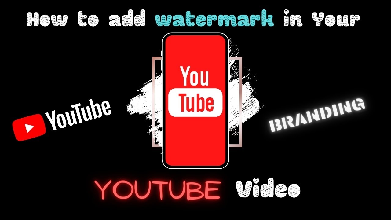 How to add a watermark or branding in YouTube videos in Tamil || Aroj ...