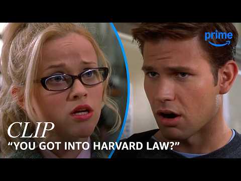 Elle Woods Surprises Her Ex-Boyfriend at Harvard | Legally Blonde | Clip | Prime Video