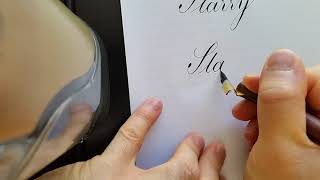 Copperplate Calligraphy - Starry Copperplate Calligraphy - Starry