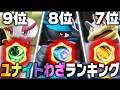 【ポケモンユナイト】全ユナイトわざ火力ランキング / 全ポケモンウルト集《ポケモンUNITE》