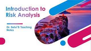 Risk analysis  need& Importance