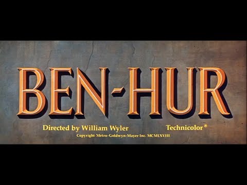 "Ben Hur" (1959) Trailer