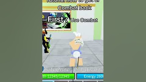 Tutorial how to get your combat back on Bloxfurits #bloxfruits #games #roblox