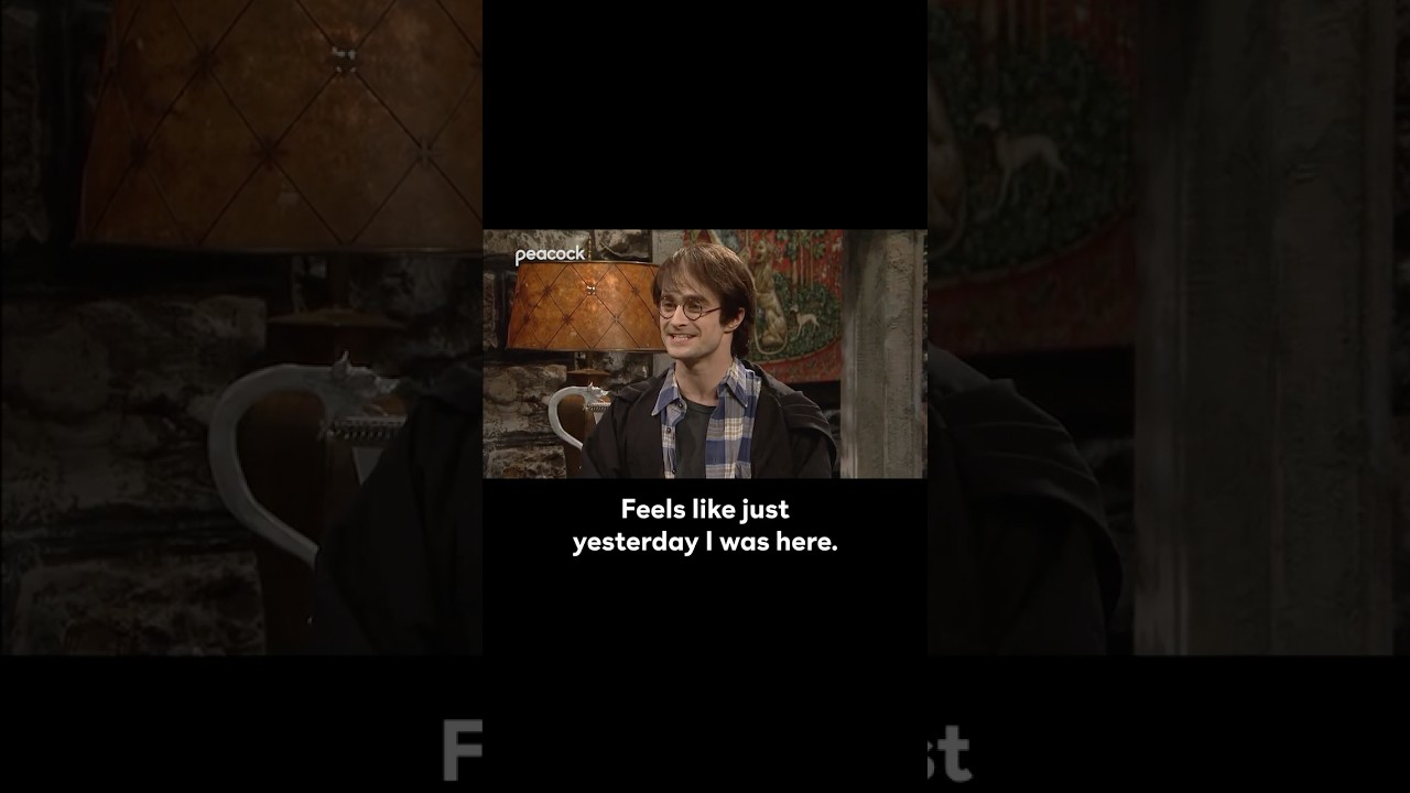 Reliving the good ole days 🥹 #SaturdayNightLive #DanielRadcliffe #HarryPotter #Shorts