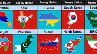 Maps of Enemy Countries | Comparison