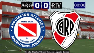 ARGENTINOS JRS vs RIVER PLATE 🔴 EN VIVO | REVANCHA - COPA LIBERTADORES 2021 (Audio)