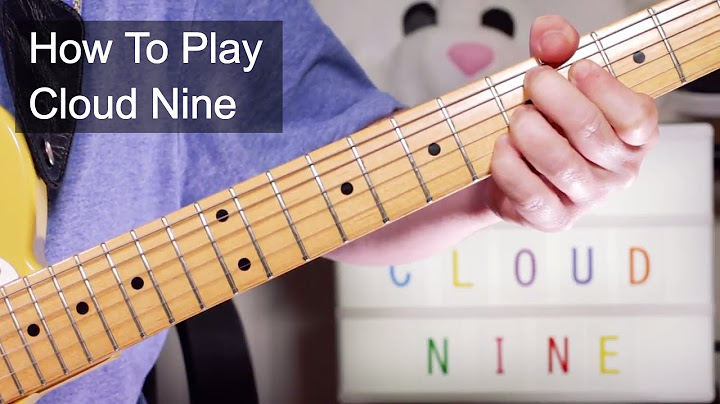 Cloud Nine Guitar version - Guitar performance video thumbnail