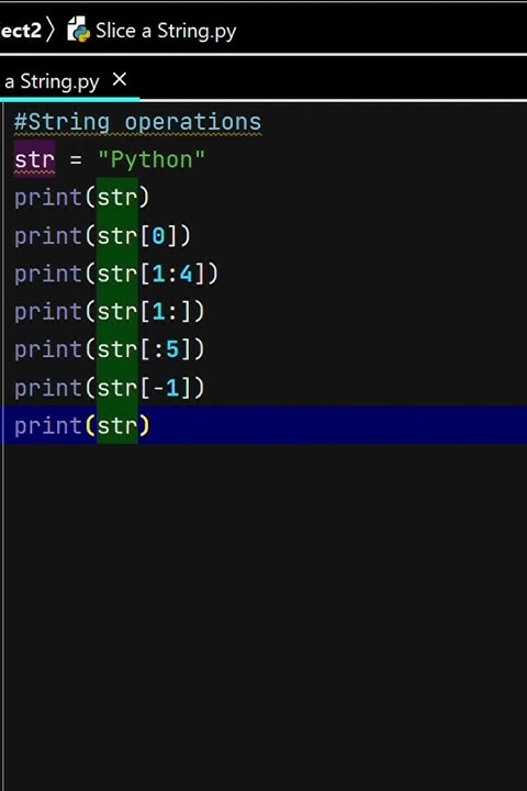 String operations - YouTube