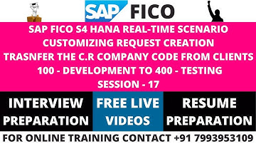 SAP FICO S4 HANA, REAL-TIME SCENARIO, CUSTOMIZED REQUEST CREATION, TRANSFER THE CR FROM DEV TO TEST
