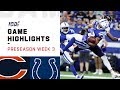 Bears vs. Colts Preseason Week 3 Highlights | NFL 2019