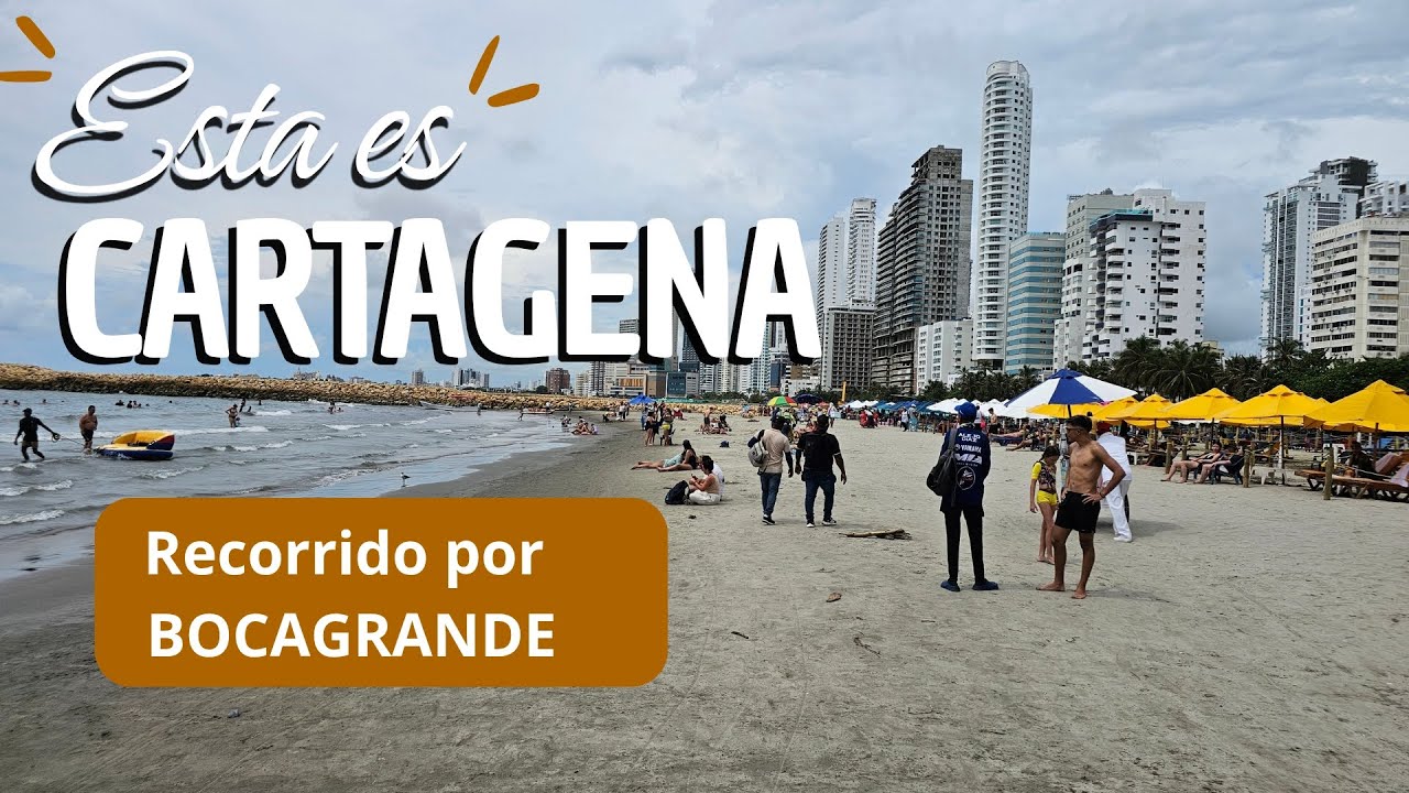 🎥✨ ¡Hoy me fui a recorrer Cartagena, La Fantástica! 🌴🏖️- BOCAGRANDE co