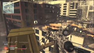 Amazing mw2 crane suicide shot hitmarker!