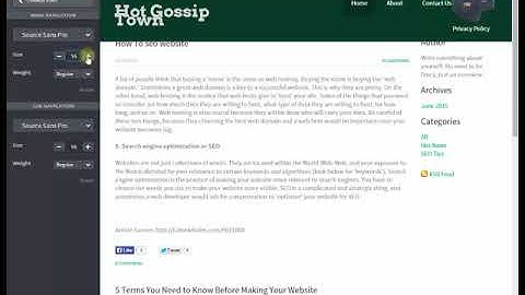 How To Change Fonts,Color,Size on Weebly Blog p26 Urdu Hindi