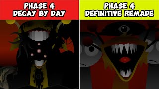 Incredibox Sprunki Phase 4 Decay By Day Vs Phase 4 Definitive Remade