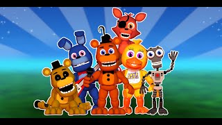 🌟FNAF World |C4D| |Download Models| |BennetC4D|🌟