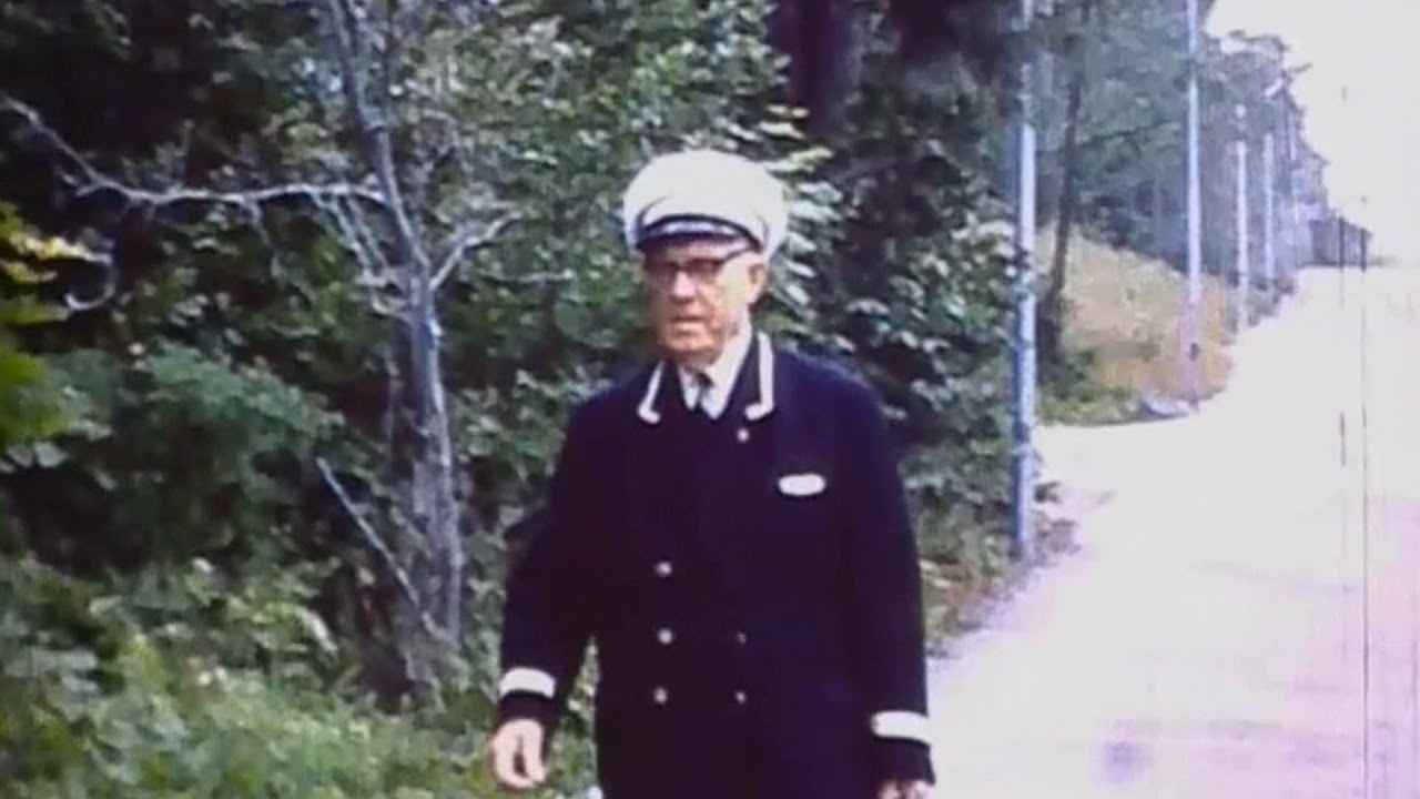 Rådhus parkvakten i Porsgrunn ca.1960-70 tallet