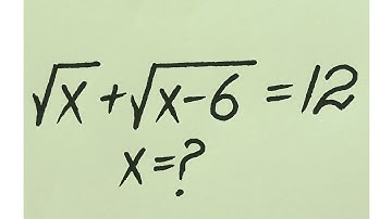 France l can you solve?? l Olympiad Math Radical Problem