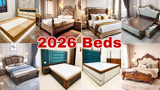 Top 80 New Luxury Wooden Bed Designs 2026 | Modern King Size Bed with Storage | Home Decor